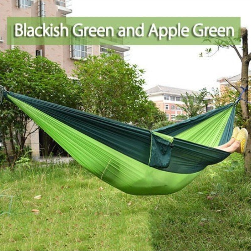 Portable Nylon Outdoor Double Backpacking Hammock