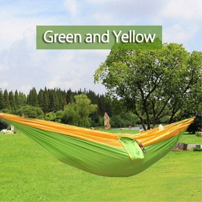 Portable Nylon Outdoor Double Backpacking Hammock