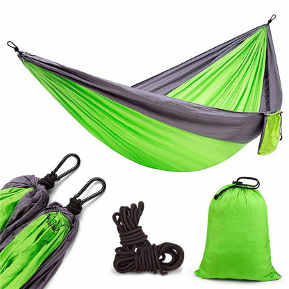 Portable Nylon Outdoor Double Backpacking Hammock