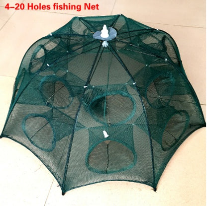 Strengthened 4-20 Holes Automatic Fishing Net