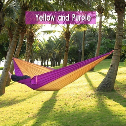 Portable Nylon Outdoor Double Backpacking Hammock