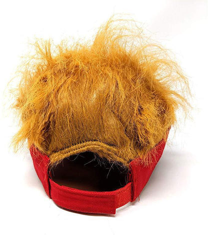 MAGA Wig Baseball Visor Cap