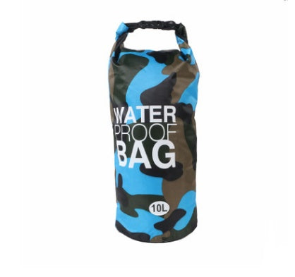 Camouflage waterproof bucket beach bag