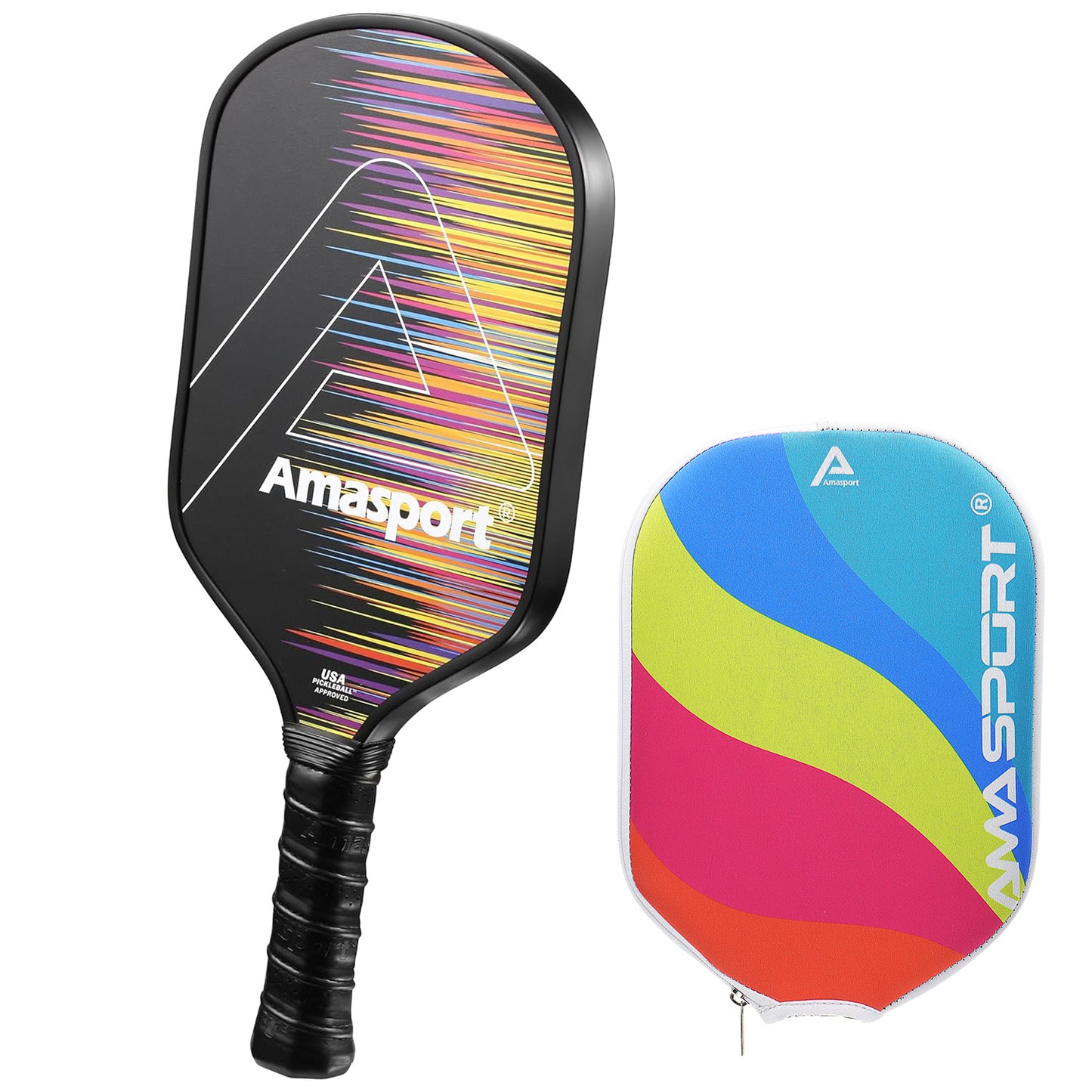 AMA SPORT Proton Carbon Fiber Pickleball Paddle