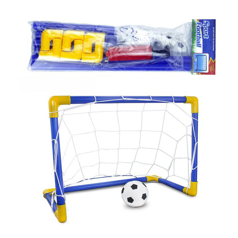 Folding Mini Football/Soccer Goal w/ Ball