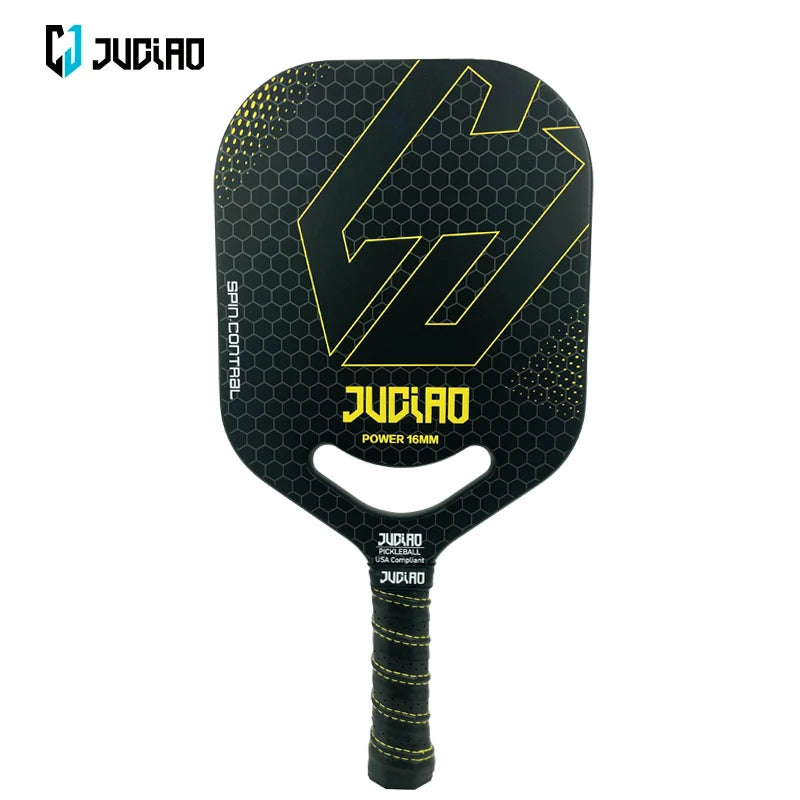 JUCIAO 2024 Unibody Thermoformed Carbon Fiber Edgeless Pickleball Paddle