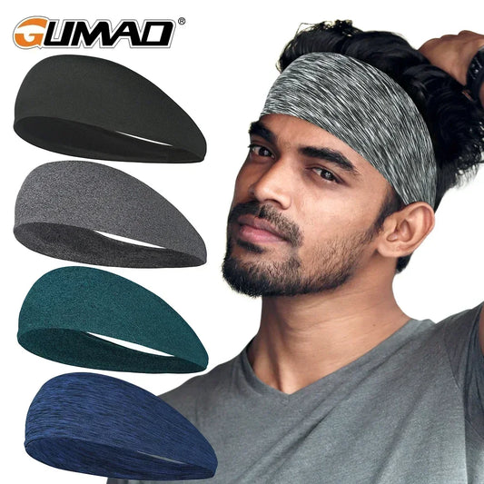 Sports Headband - Elastic Sweat Absorbent for Men & Women