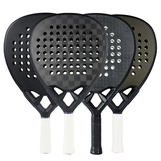 AMASPORT Black Carbon Fiber Padel Racket