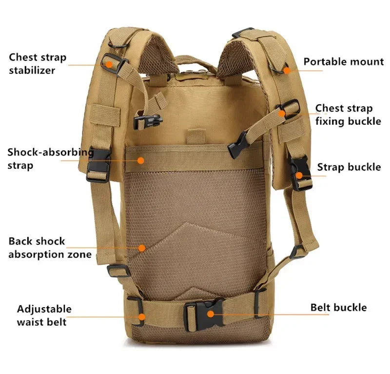 Classic Nylon Tactical Backpack