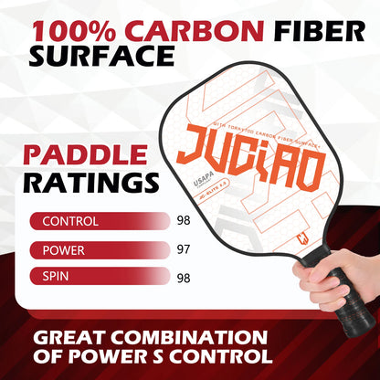 JUCIAO JC-Elite 2.0 Pickleball Set (Includes 4 Balls)