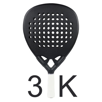 AMASPORT Black Carbon Fiber Padel Racket