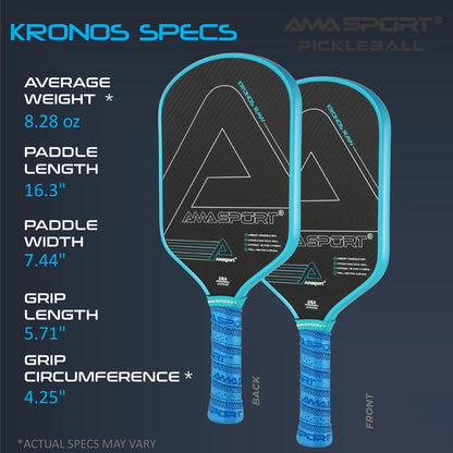 2023 AMASPORT Kronos Pickleball Paddle (4 Gift set)