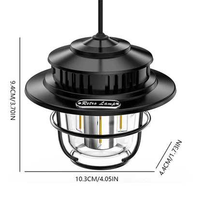 Retro Portable Waterproof Camping Lantern