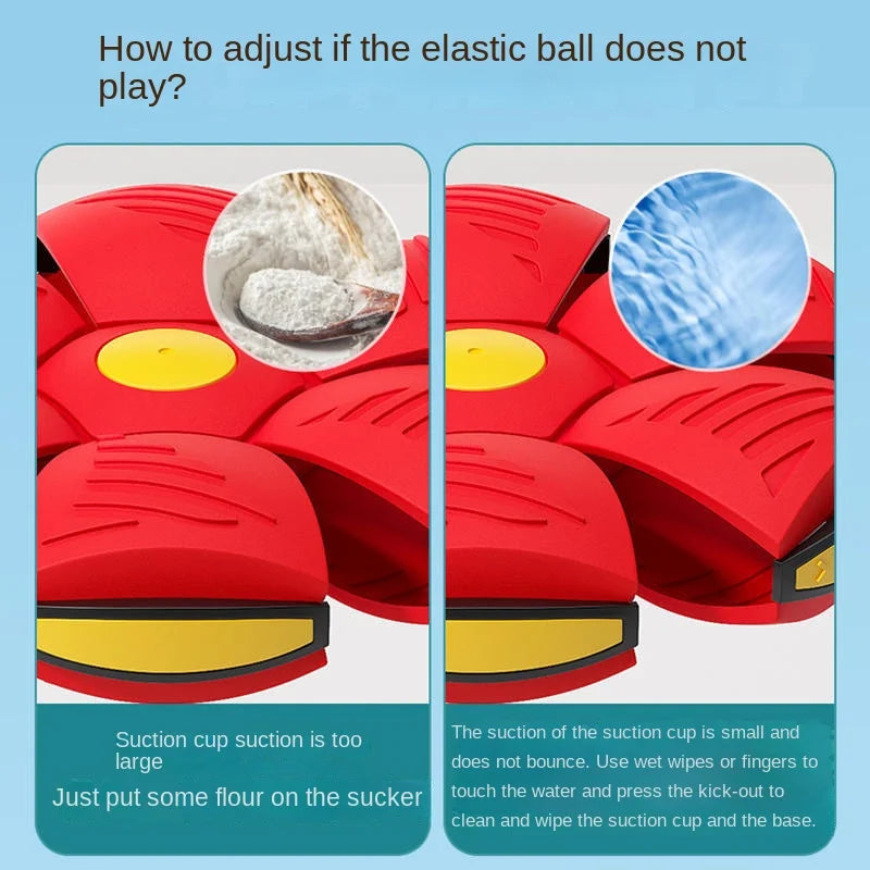 Interactive Flying Saucer/Ball Dog Toy