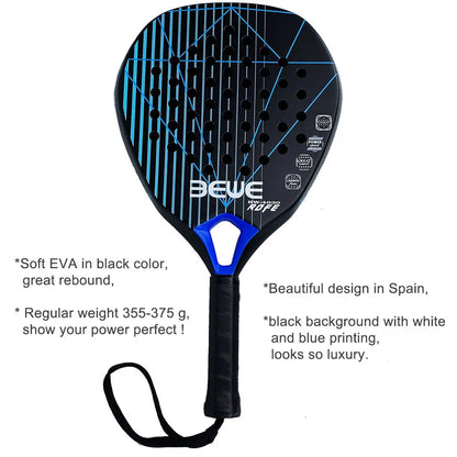 BEWE 2024 Carbon Fiber Soft EVA Face Padel