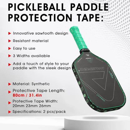 Pickleball Paddle Protection Tape - 2 Units Per Pack