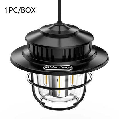 Retro Portable Waterproof Camping Lantern