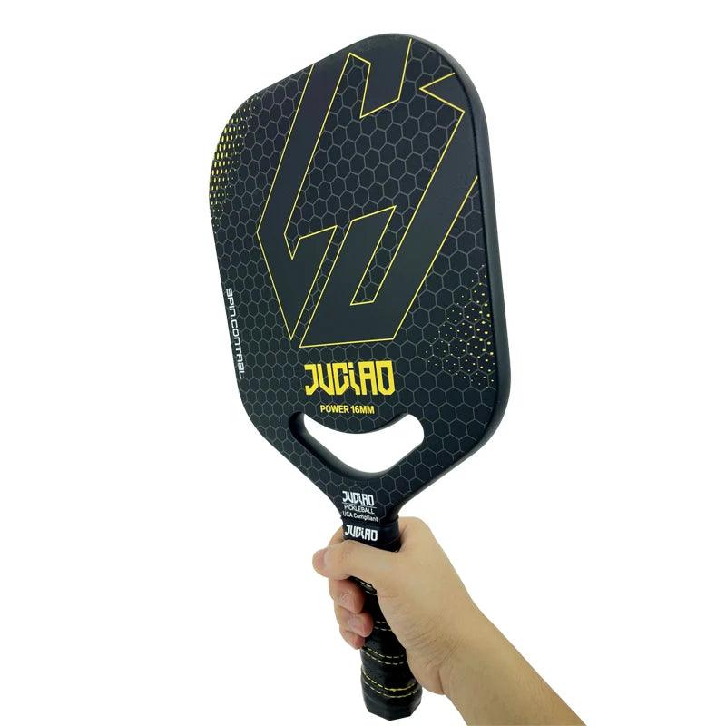 JUCIAO 2024 Unibody Thermoformed Carbon Fiber Edgeless Pickleball Paddle