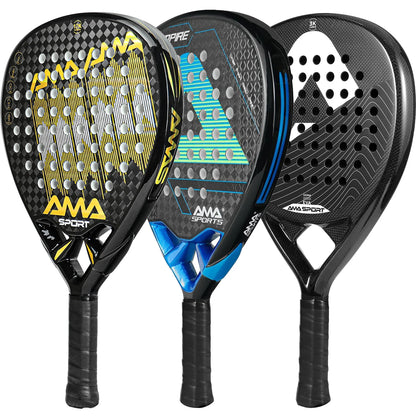 AMASPORT 3k/12K/18K Carbon Padel Racket with Cover