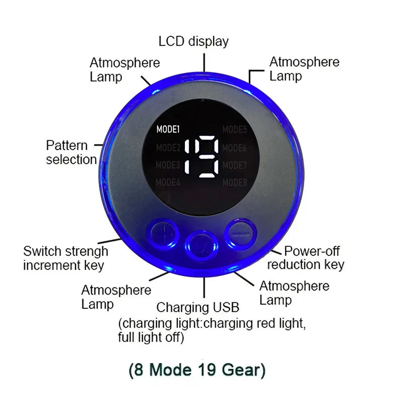 USB Rechargeable EMS Muscle Stimulator