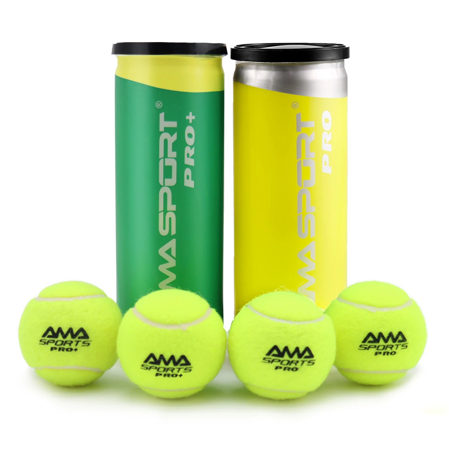 AMA SPORT Professional Tennis Padel Ball 3Pcs Pro/Pro+ Match Balls