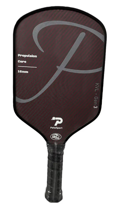 Pats Sport 2024 OEM Red Kevlar Carbon Fiber Propulsion Core Pickleball Paddle