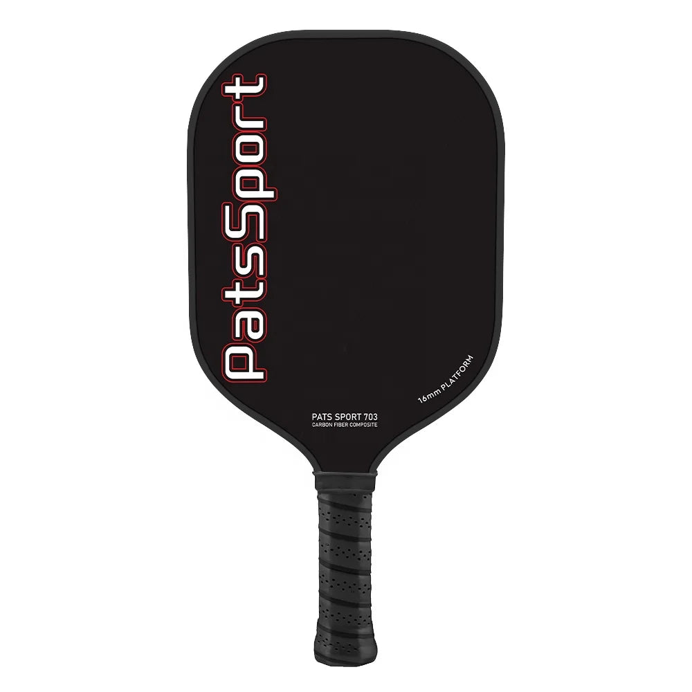 Pats Sport Full Carbon Fiber T700 Black Pickleball Paddle