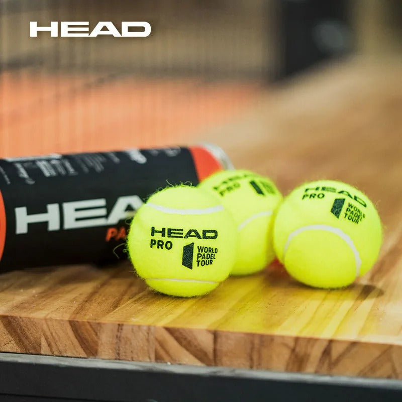 2024 HEAD PRO S, PRO, REGULAR Padel Balls Single Can (3 balls)