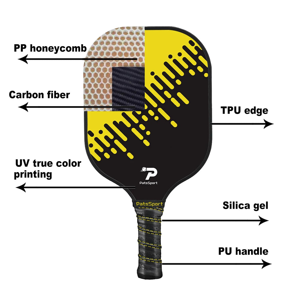 Pat Sport OEM USAPA Carbon Fiber Pickleball Set