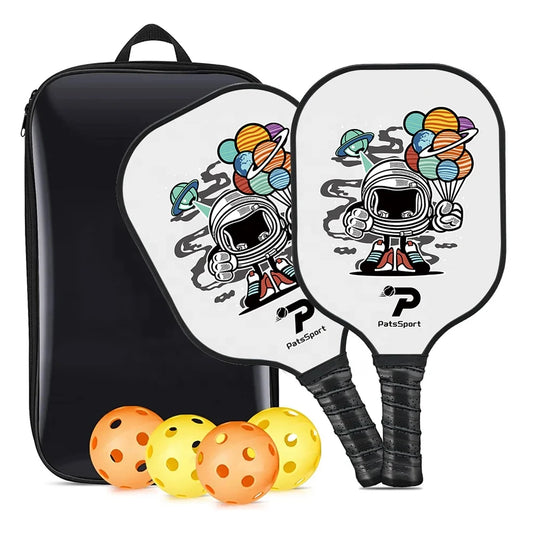 Pats Sport OEM USAPA Carbon Fiber Pickleball Paddle Set